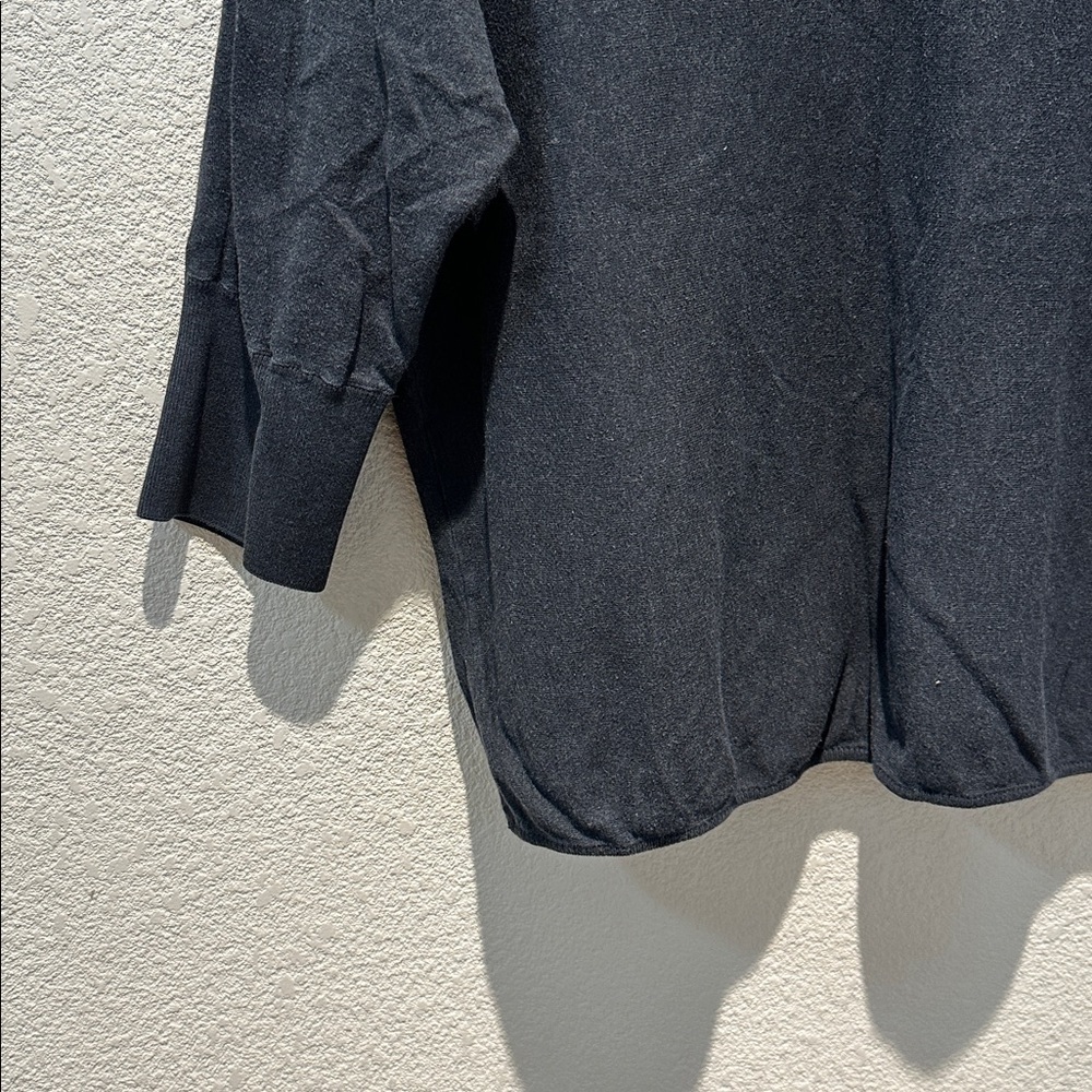 Peruvian Connection Charcoal Gray Top size Xl - Picture 4 of 11